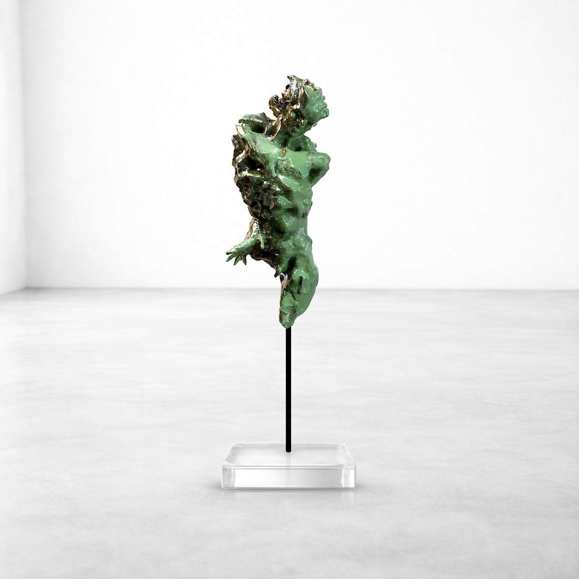 Proiezione antagonista, scultura in materie plastiche, 2024